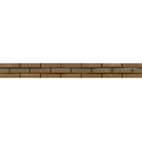 Ambiance 1.25" x 12" Resin Stagg Brick Border Tile