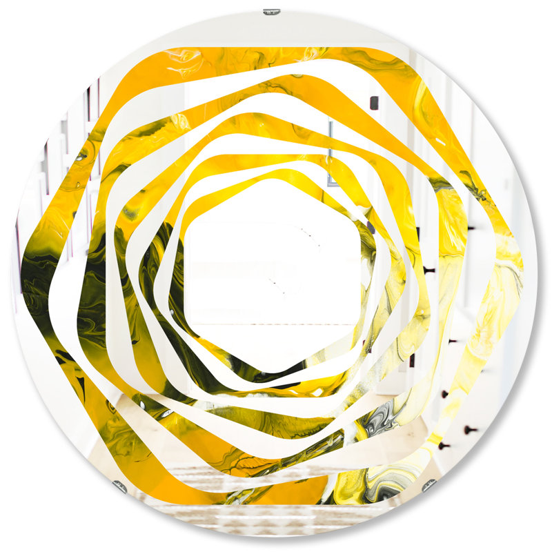 Miroir mural Whirl, H 31,5 po x l po