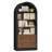 69.7"H Arched Bookcase With 2 Drawers-1336091767