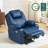 Courtois Medium Power Recliner Lift Chair with Massage and Heat, Faux Leather-1884979336