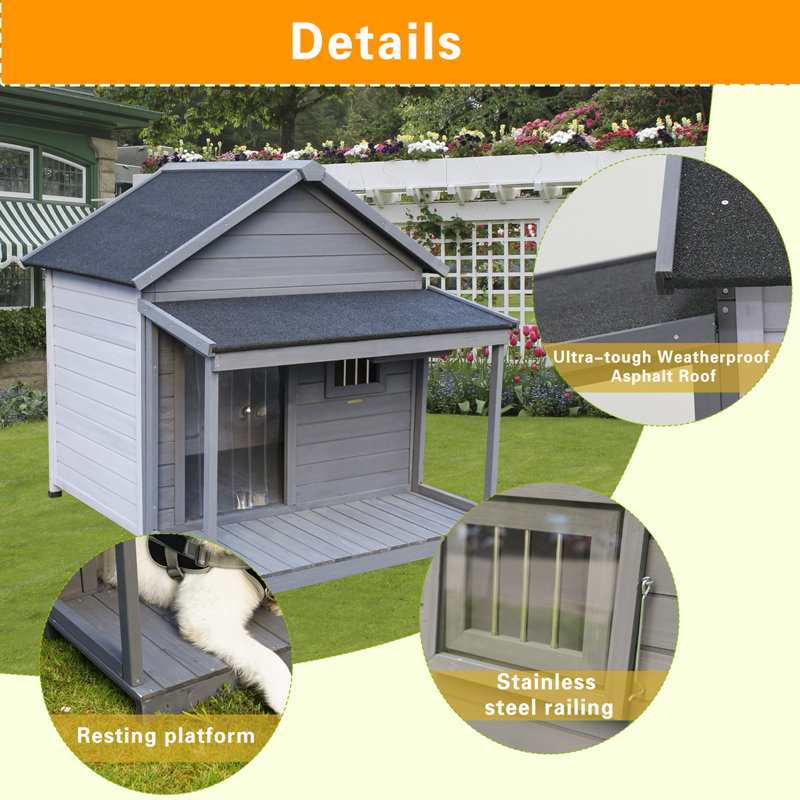 Large balcony doghouse