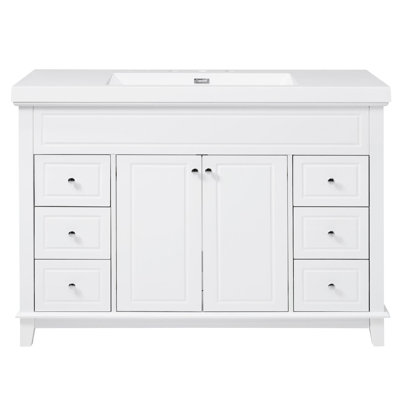 Meuble-lavabo 48 po avec lavabo en résine