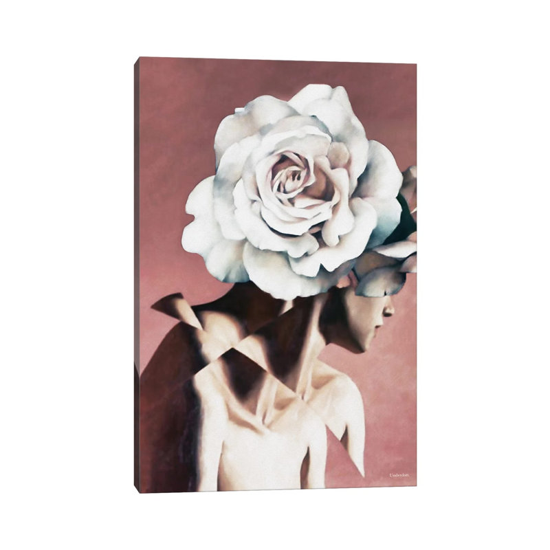 Bloom 1 Piece Wrapped Canvas Wall Art, 20.32 cm H x 30.48 cm W