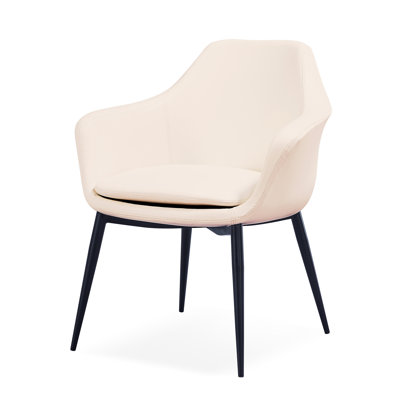 Teegan 19'' H Upholstered Metal Armchair