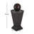Retro Concrete Tall Column Fountain With LED Light