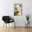«Bathroom Bunny», art mural abstrait romantique moderne-129024886