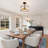 Jairdan 3-light Drum Semi Flush Mount