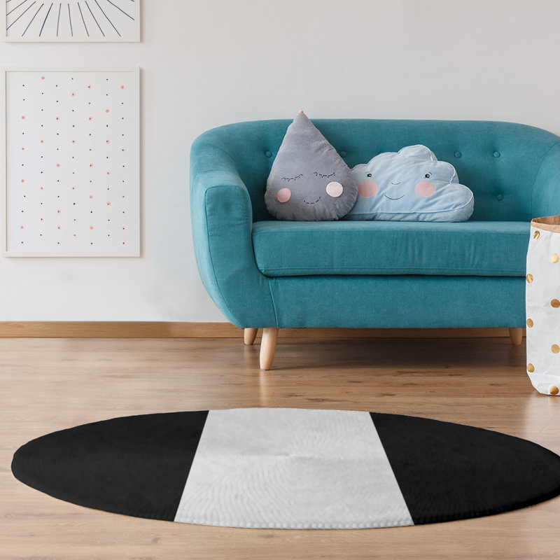 Chenille Indoor Rug, Round 5'