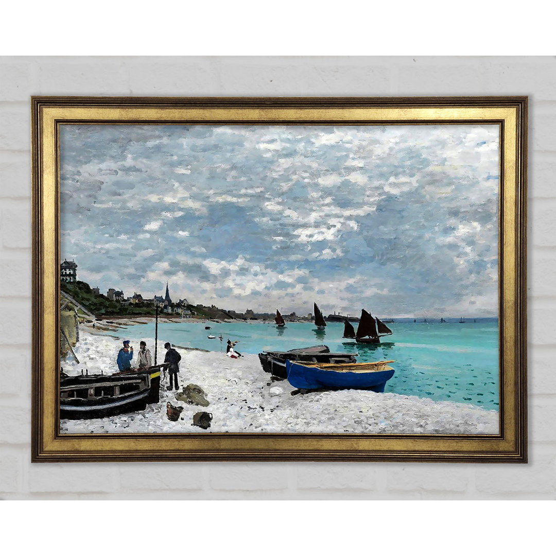 Der Strand von Sainte-Adresse - Bilderrahmen Kunstdrucke