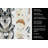 Norwegian Elkhound Coffee Bar Kitchen Towel-1168063273