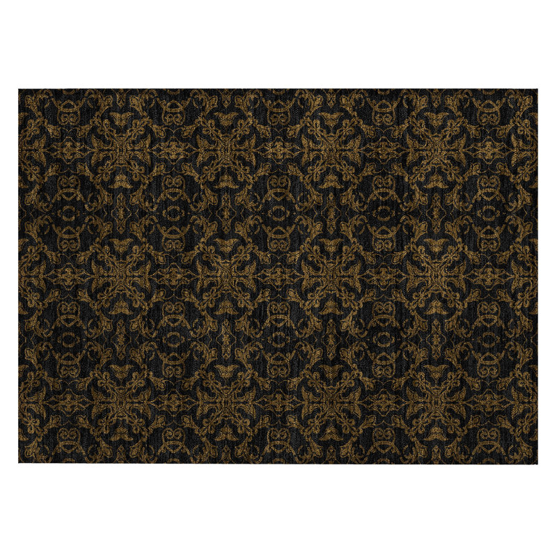 Tapis intérieur / extérieur Mahaney, Rectangle 1 pi 8 po x 2 pi 6 po