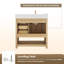 Ensemble de meuble-lavabo simple 36 po Arnoltice
