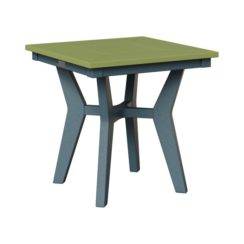Table de bout berlinoise Berlin, Vert kiwi, Ardoise