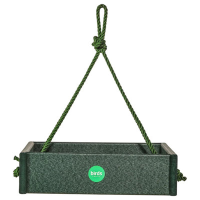 Birds Choice 11.25"" Color Pop Collection Recycled Plastic Hanging Tray Bird Feeder, Yellow -  CPHPF100-GL