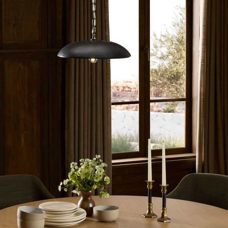 Organic 1 - Light Pendant, Aged Black Terracotta