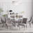 Kazandra 6 - Person Pedestal Dining Set-661538243-661538303-661538296