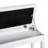 Piano Bench, Duet Piano Chair With Faux Leather Padded Cushion And Wooden Frame, Button Tufted Keyboard Bench, White-973851111