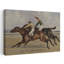 Horse Race Finish Classic Contemporary Horse Wall Art Print 1 Piece Wrapped Canvas Wall Art-1867211043