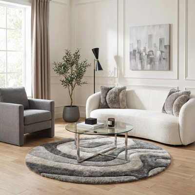 Tapis noir Jakelyn