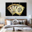 Poker Spade - 3 pièces sur toile tendue-1732056550