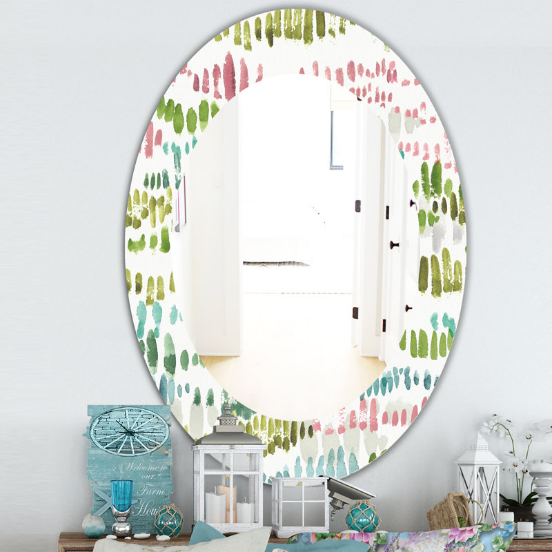Miroir mural Mixed Geometric II, H 31,5 po x l 23,7 po