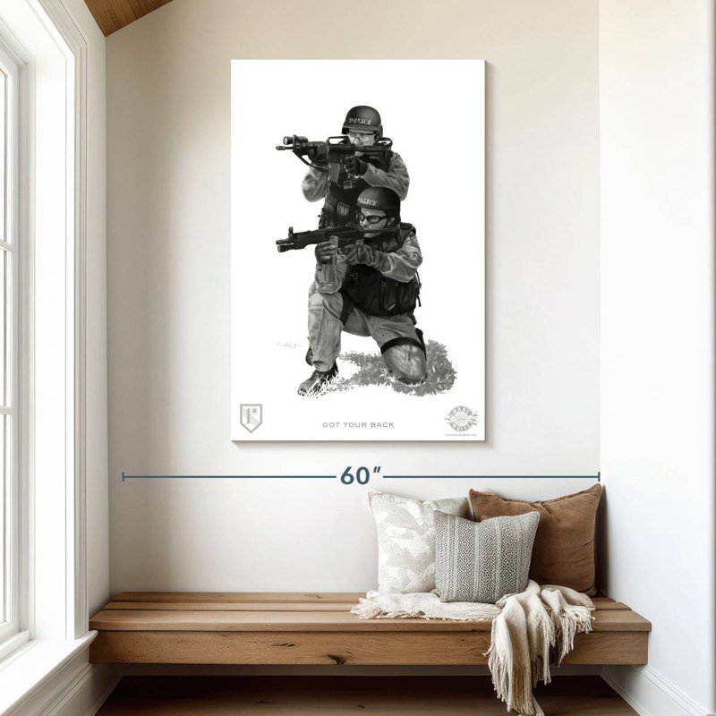 Got Your Back, 48" H x 32" W