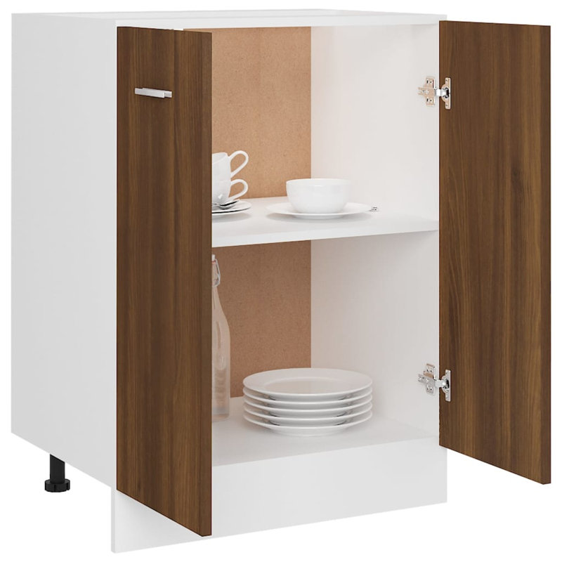 Sheard 81.5cm Kitchen Pantry, Brown Oak 