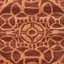 Tapis floral en laine / viscose touffeté à la main Kouerga-21272790