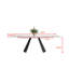 63'' To 94'' Extendable Rectangular Sintered Stone Dining Table For 6-10 With Sintered Stone Tabletop And Metal Base