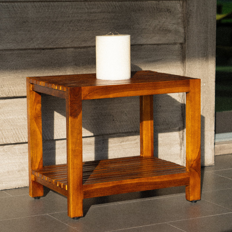 Banc de douche Collinge, H 18 po x l 21,12 po x P 14 po