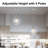 Aguilera 1-Light Apple-Shaped Water Glass Pendant Light for Kitchen Island, Dining, 9.1" W, E26 Base-1862510482-1879010126