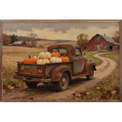 Rusty Pumpkin Truck Headed Home