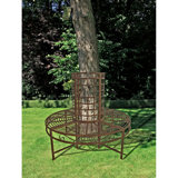 8-Seater Romantic Metal Tree Bench