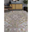 Tapis vert et beige noué à la main de haute qualité