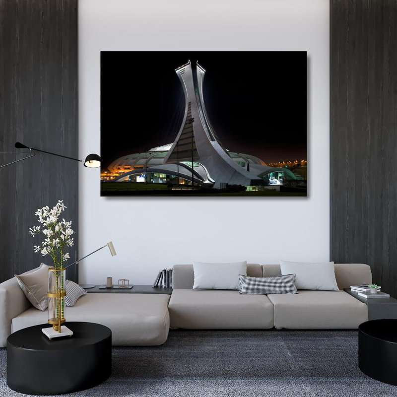 Olympic Stadium, Montreal, 34" H x 48" W
