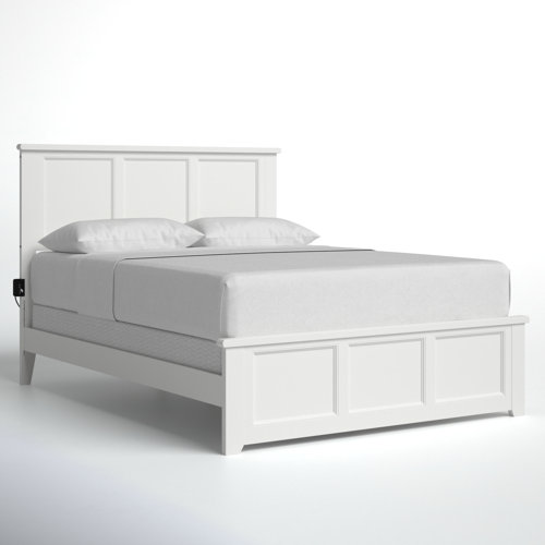Lark Manor Amear Solid Wood Standard Bed & Reviews | Wayfair