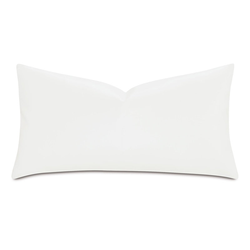 Nevin Vegan Leather Decorative Pillow Rectangular, 11"H x 21"W, Cloud