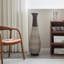 Vase de plancher sur pied de 39 po de hauteur - Rotin artificiel durable - Élégante pièce de décoration intérieure