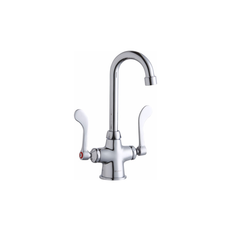 Évier de cuisine encastré de 7" l x 16" w avec robinet, Chrome