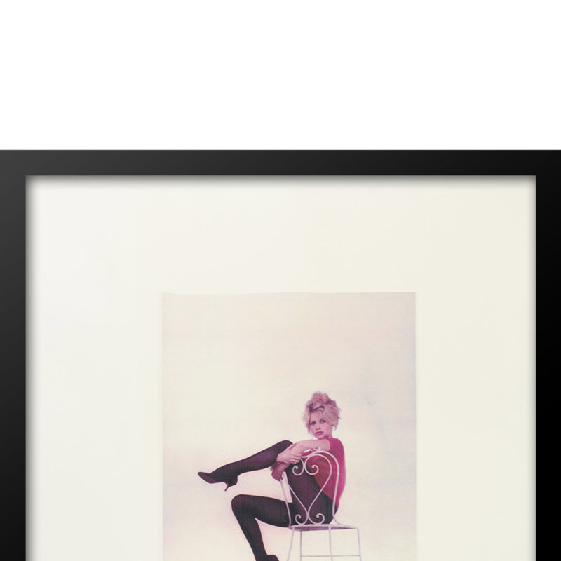 Reproduction encadrée rétro de Brigitte Bardot