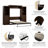 Arlex Queen Bed and 2 Storage Units with Doors (115W)-88513635