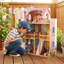 Maison de poupée en bois à 3 étages avec mobilier 14 pièces, balcon et escalier, pour enfants de 3 ans et plus