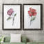 Watercolor Floral Contour III Premium encadré mat - prêt à être accroché-354314947-354314944