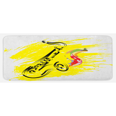 Modern & Contemporary Polyester Kitchen Mat