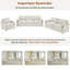 Canapé rembourré surdimensionné Comfy Cloud Canapé-85652101
