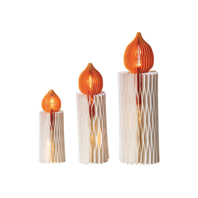 Paper Folding Honeycomb Candles With LED Lights