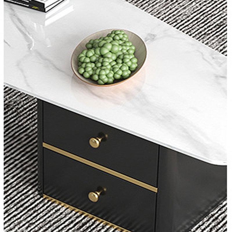 Italian Irregular Rock Slab Coffee Table, 15.75" H x 62.99" L x 29.13" W