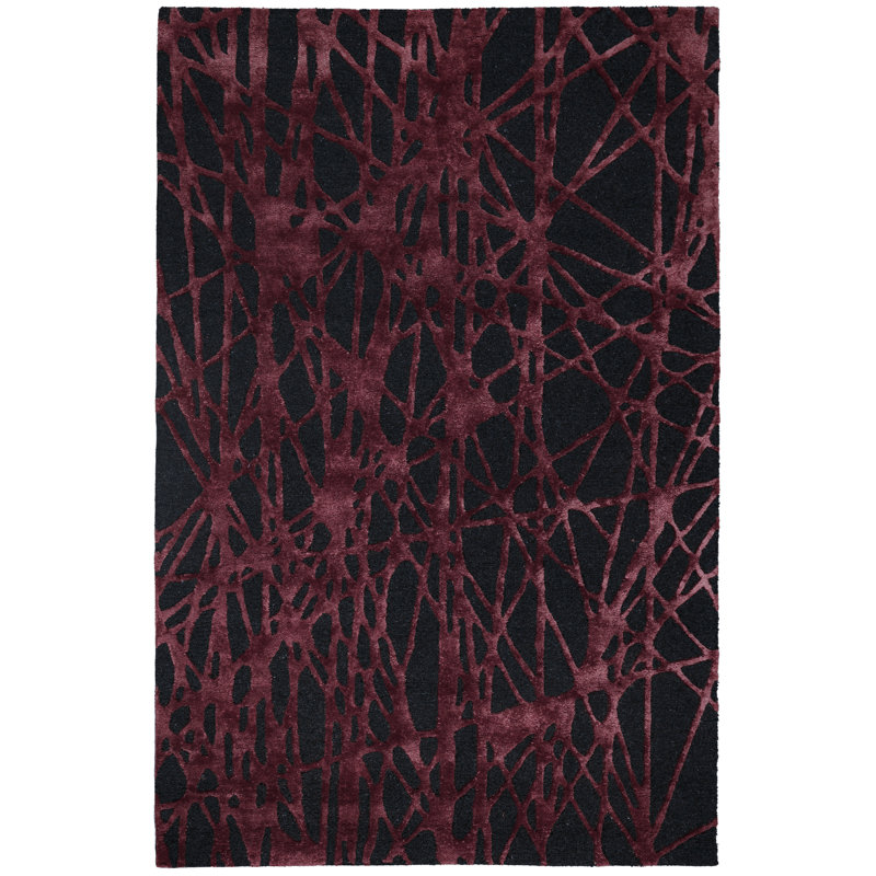 Beluga Bordeaux Treillis - Tufté 77, 10 X 13