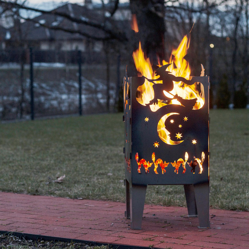 Square Steel Wood Burning Smokeless Fire Pit