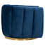 Chaise pivotante en velours bleu marine Cosey-733495736